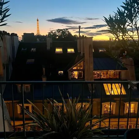Georgeous Flat Terrace Invalides 2 To 6pers Paryż